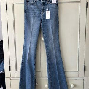 Women's Blue Flared Jeans